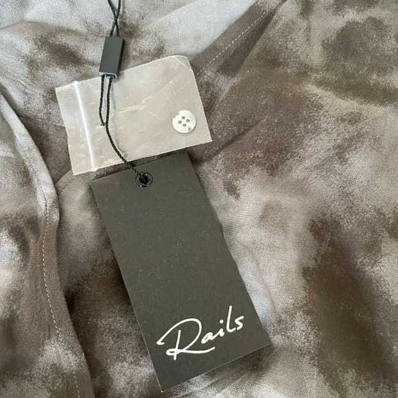 Rails Hillary Slate tie dye blouse - Picture 7 of 13